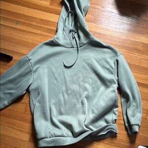 Women's Green Graphic Hoodie